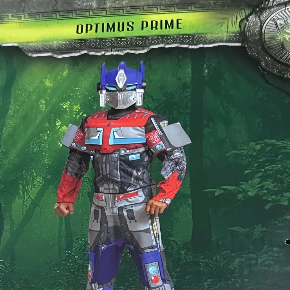 Transformers Rise of the Beasts Optimus Prime Muscle Costume Boys Large 10/12